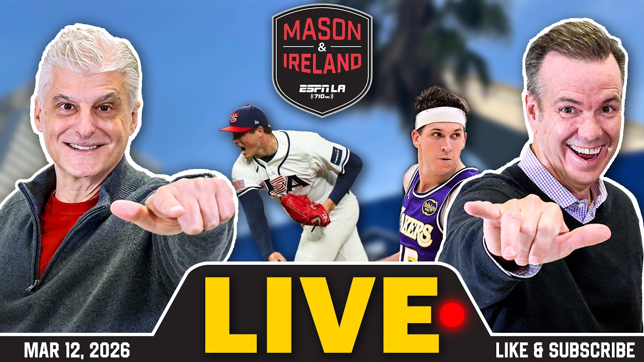 Will The Lakers Lock Down the Bulls? 🔒 | USA to the Knockout Round ⚾️ -  Mason & Ireland 3/12/26