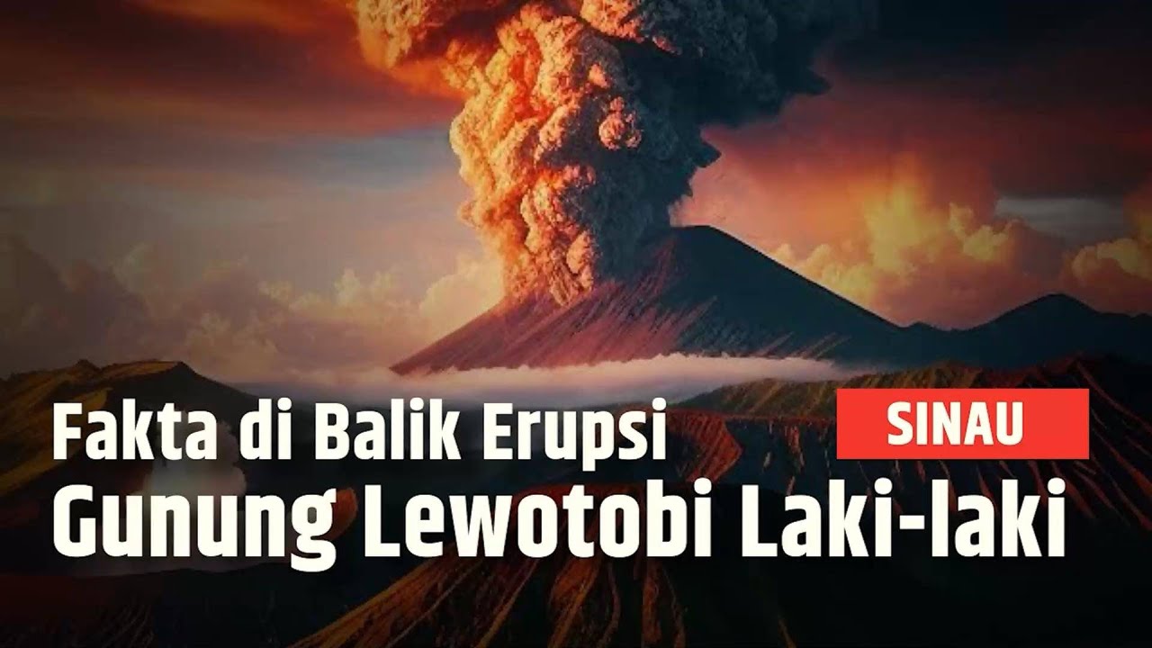 Gunung Lewotobi Laki-laki  Erupsi, Simak Fakta di Balik Letusan dan Sejarahnya | SINAU