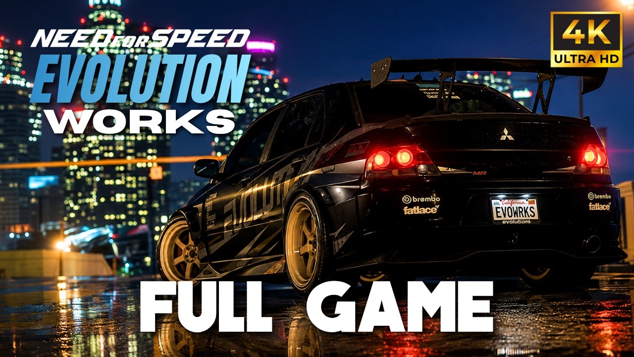 NFS 2015: EVOLUTION WORKS - Full Gameplay Walkthrough | 4K 60FPS