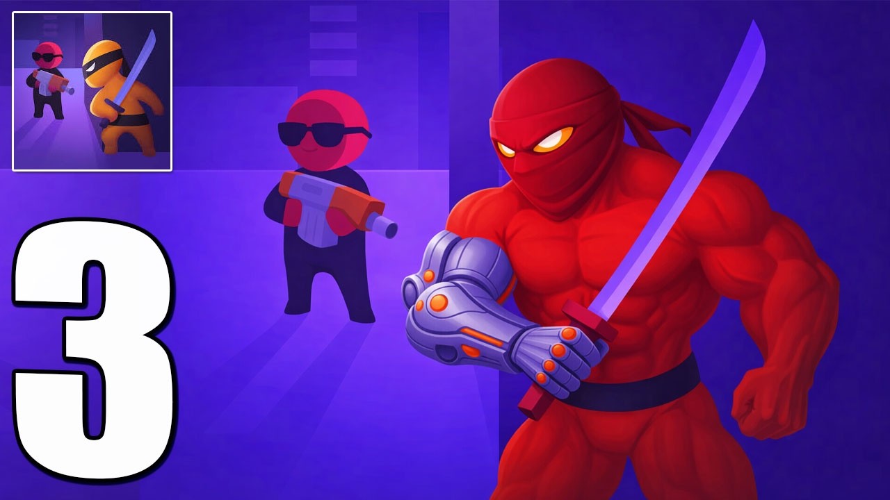 Stealth Master: Assassin Ninja - Gameplay Walkthrough Part 3 Ninja Killer, (Android,iOS)