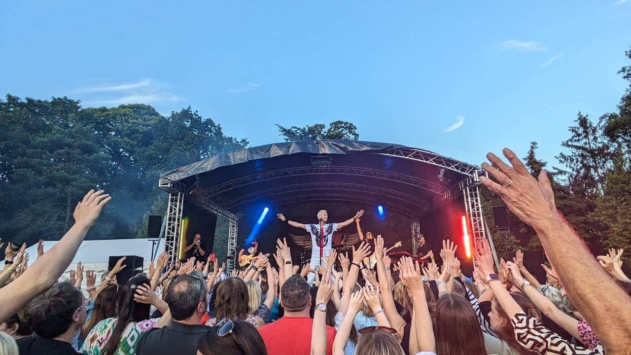 ✨10 year old Jake Collisson rocks Painshill with Rick Parfitt Jnr and the RPJ Band🎸