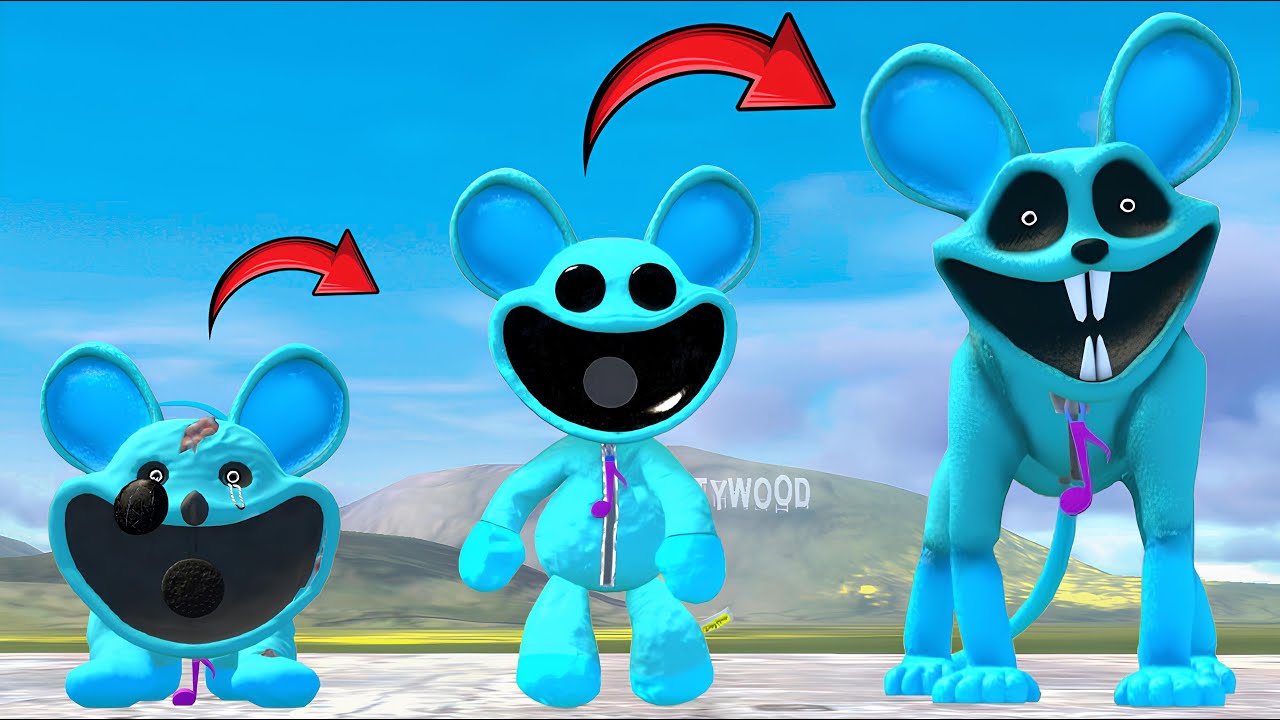 EVOLUTION OF NEW SYMPHONY MOUSE FORGOTTEN SMILING CRITTERS POPPY PLAYTIME CHAPTER 3 In Garry's Mod!