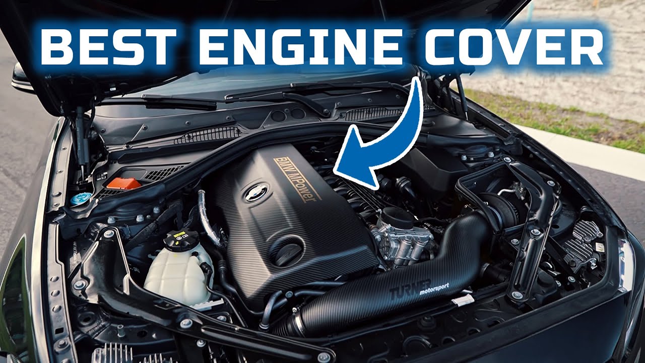 Transform your BMW M2 (N55) Engine Bay with the Turner Carbon Fiber Engine Cover!