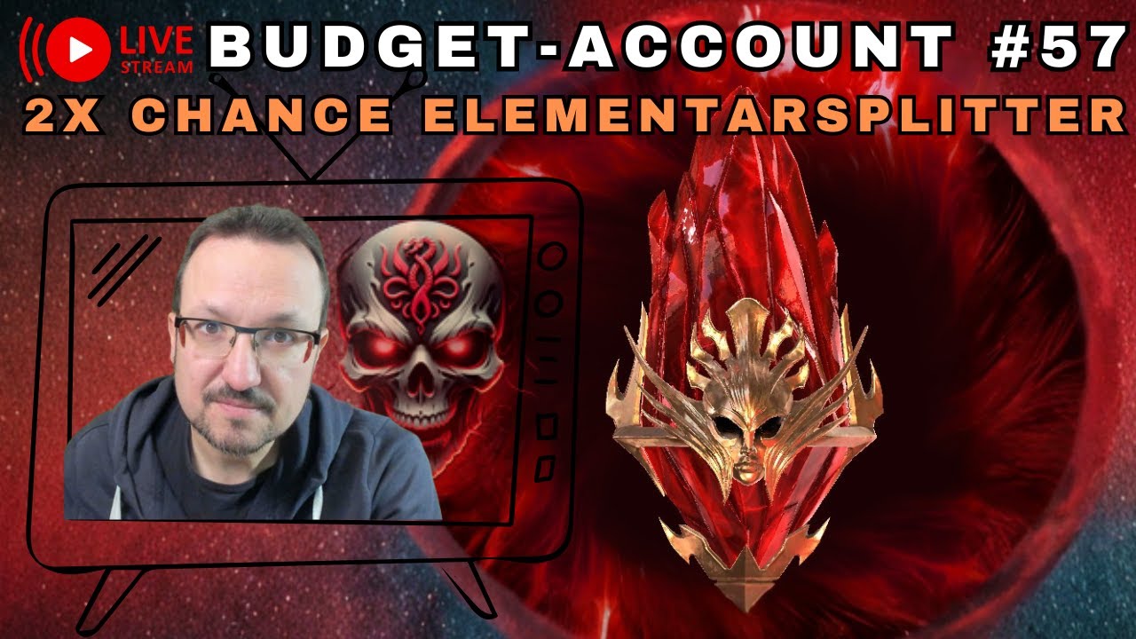 [Stream] 2x Chance auf Elementarsplitter mit Community-Pulls!  | Budget#57 | Raid: Shadow Legends