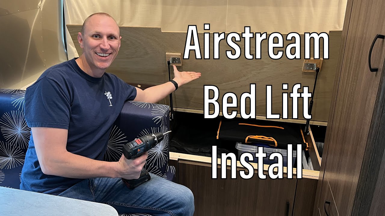 Airstream Caravel 20FB Wall Removal and Bed Lift Install