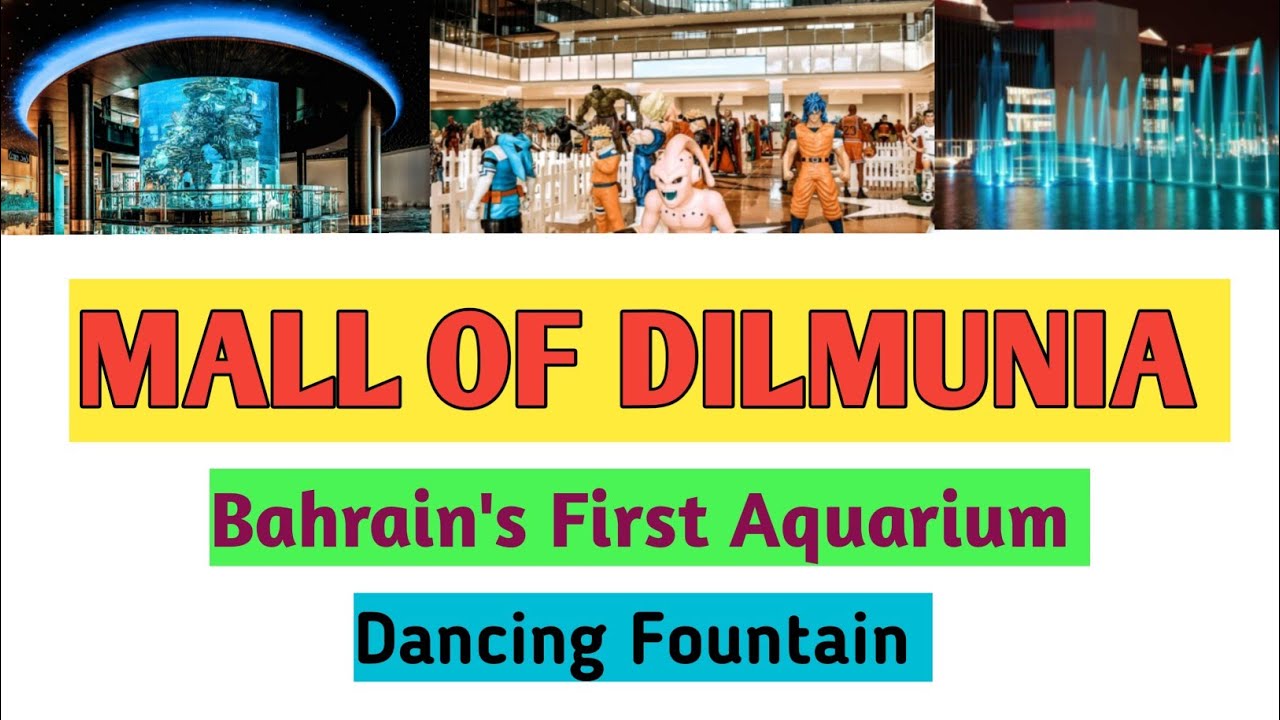 Visit to Mall of Dilmunia - Dilmunia Mall Canal - Dilmunia Mall Aquarium - Dilmunia Fountain View