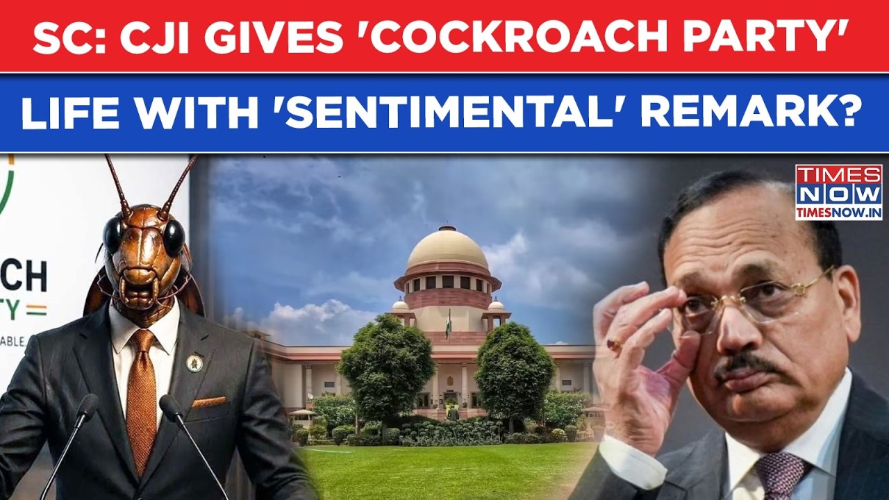 Supreme Court: CJI Gives Cockroach Janata Party Life With This Remark? What Bench Said On Petition
