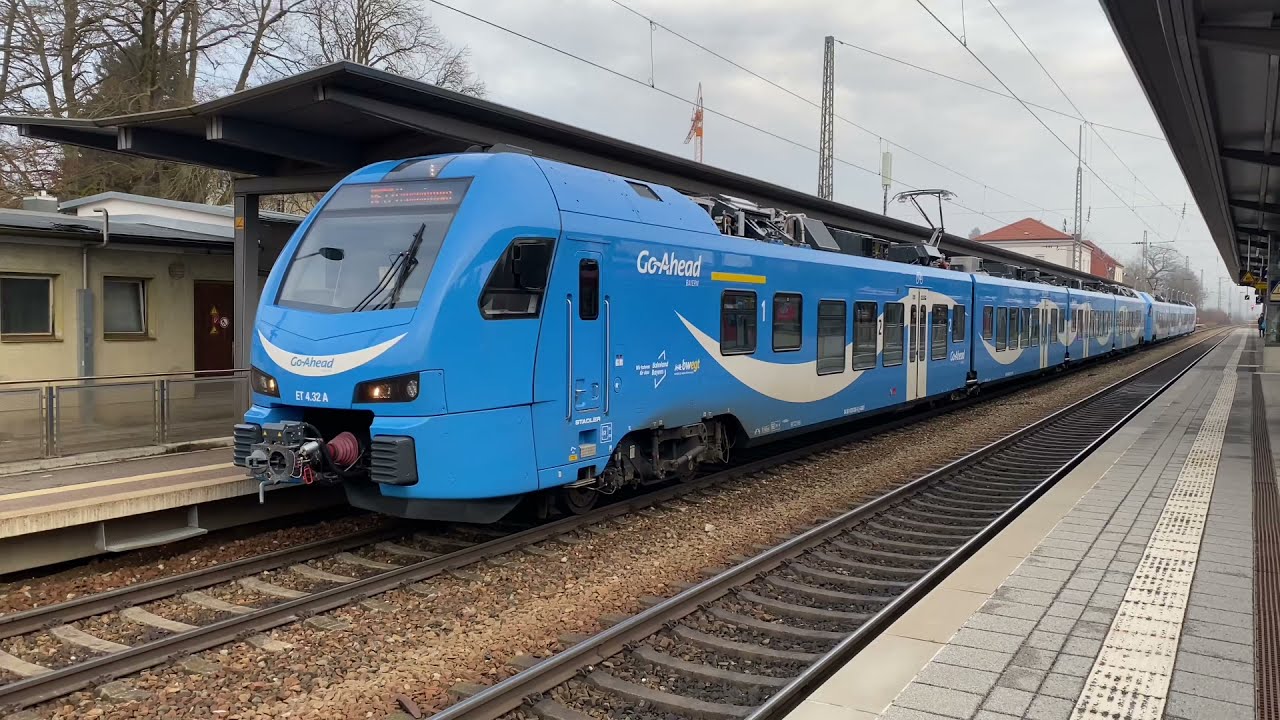 Züge in Geltendorf mit Go Ahead, Br 612, Br 440 und anderen Zügen
