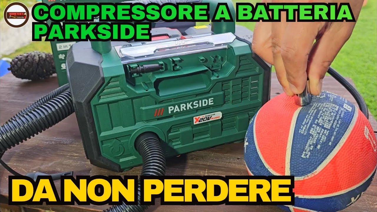 COMPRESSORE A BATTERIA PARKSIDE