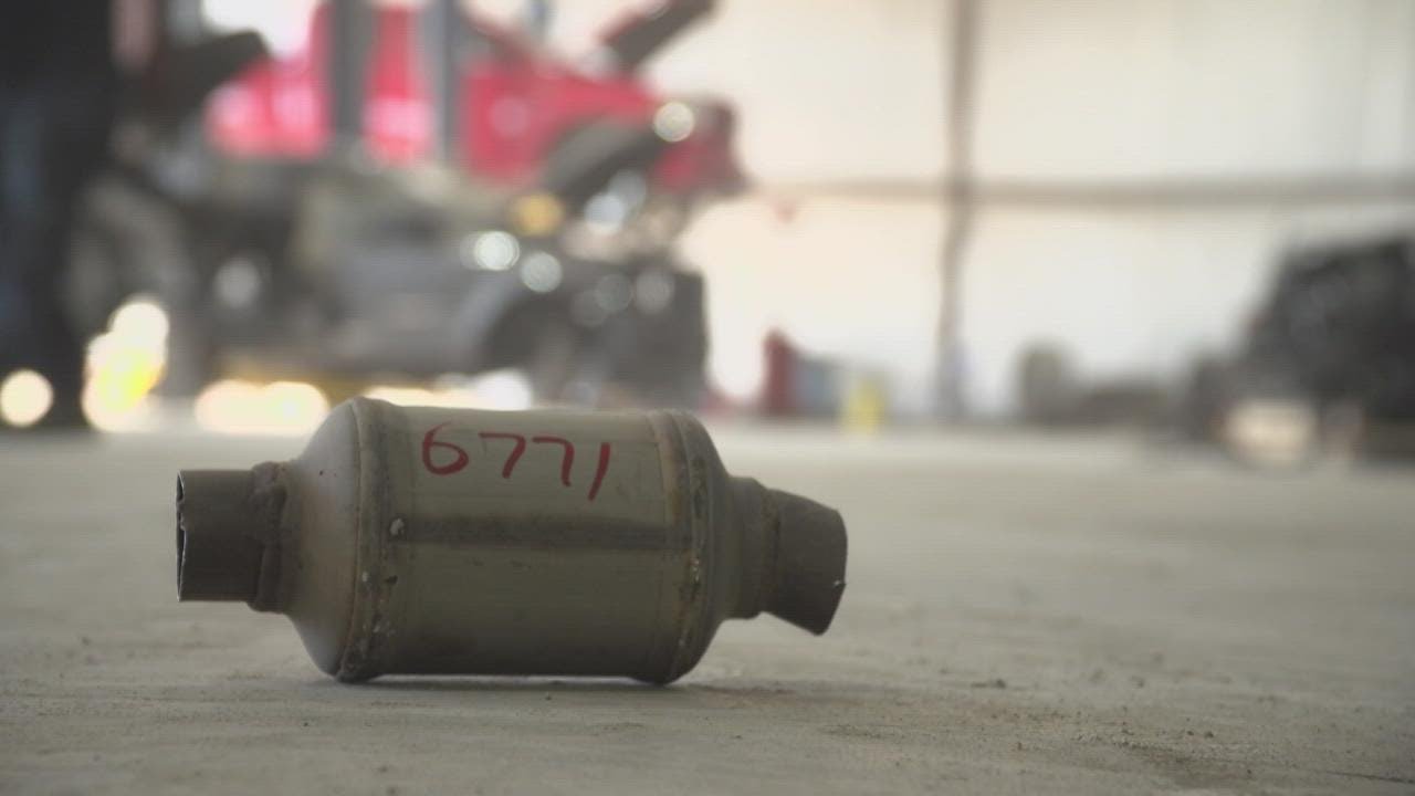 Why are catalytic converters being stolen in DFW at an alarming rate?