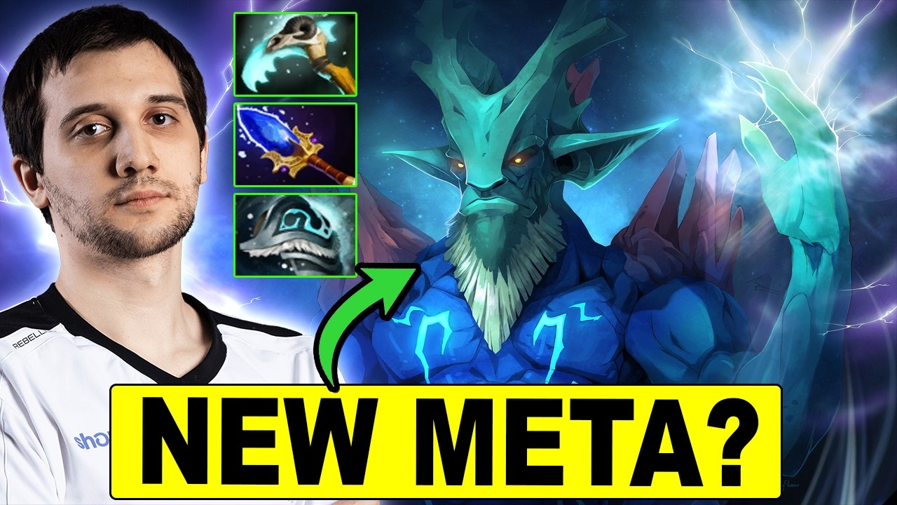 Arteezy is Breaking the Meta with Leshrac Hard Carry