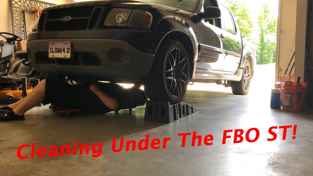 Cleaning The Underside Of The FBO Sport Trac!