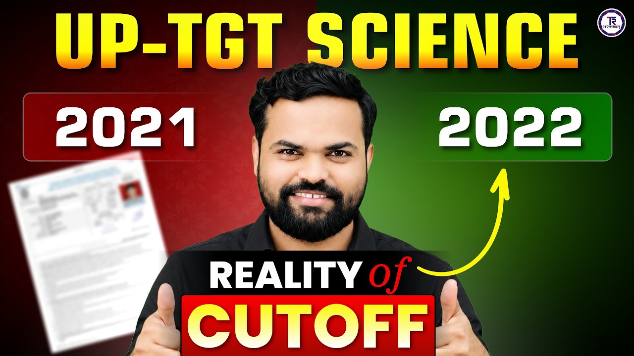 UP TGT Science 2022 Cut Off | Reality of Cutoff | Category Wise Discussion | The Rasayanam