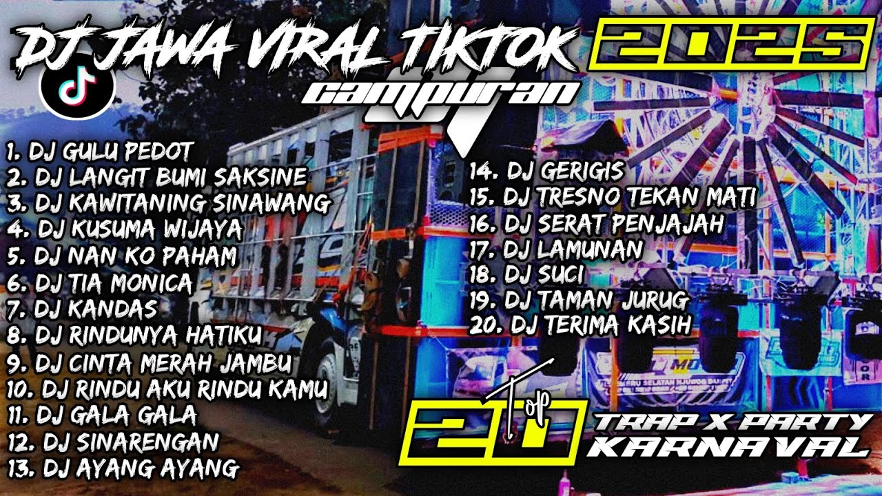 DJ GULU PEDOT X KANDAS X TIA MONICA | DJ JAWA FULL ALBUM 2025 CAMPURAN - SOUNDRENALINE HOREG