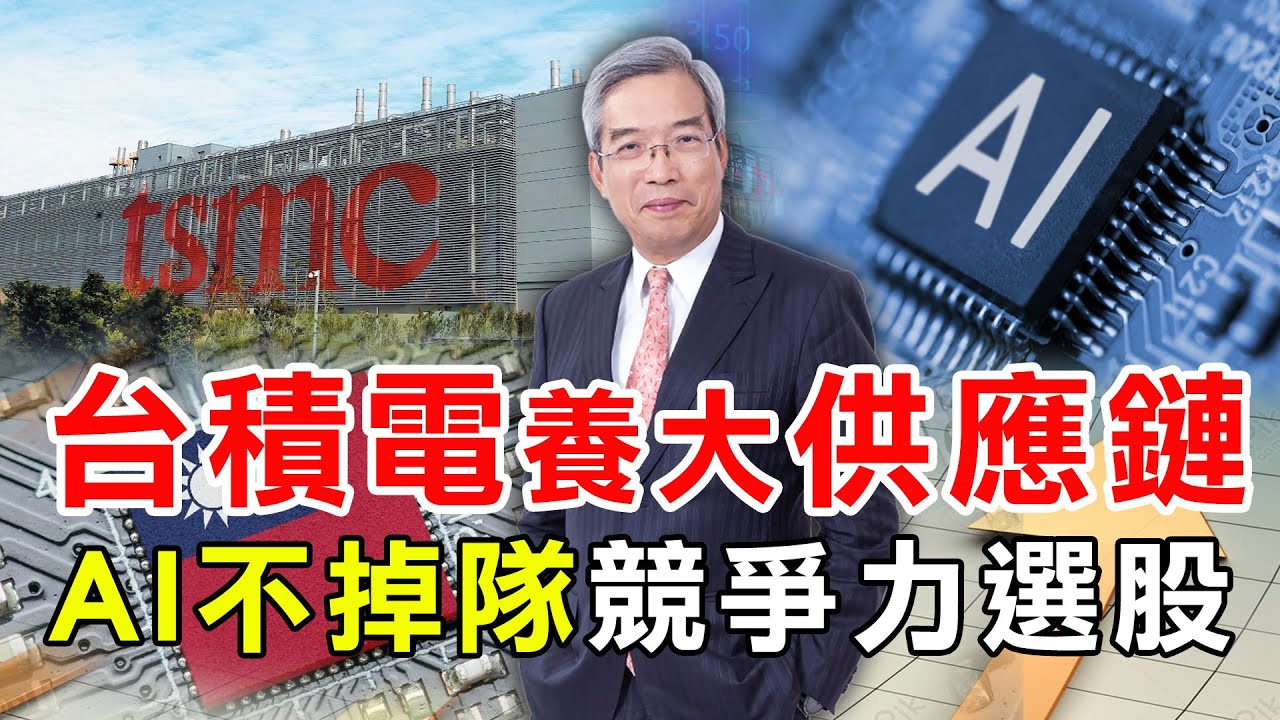 從台積電養大台廠AI供應鏈，競爭力角度選股，有實力公司愈來愈強！鎖定【老謝在先探】。