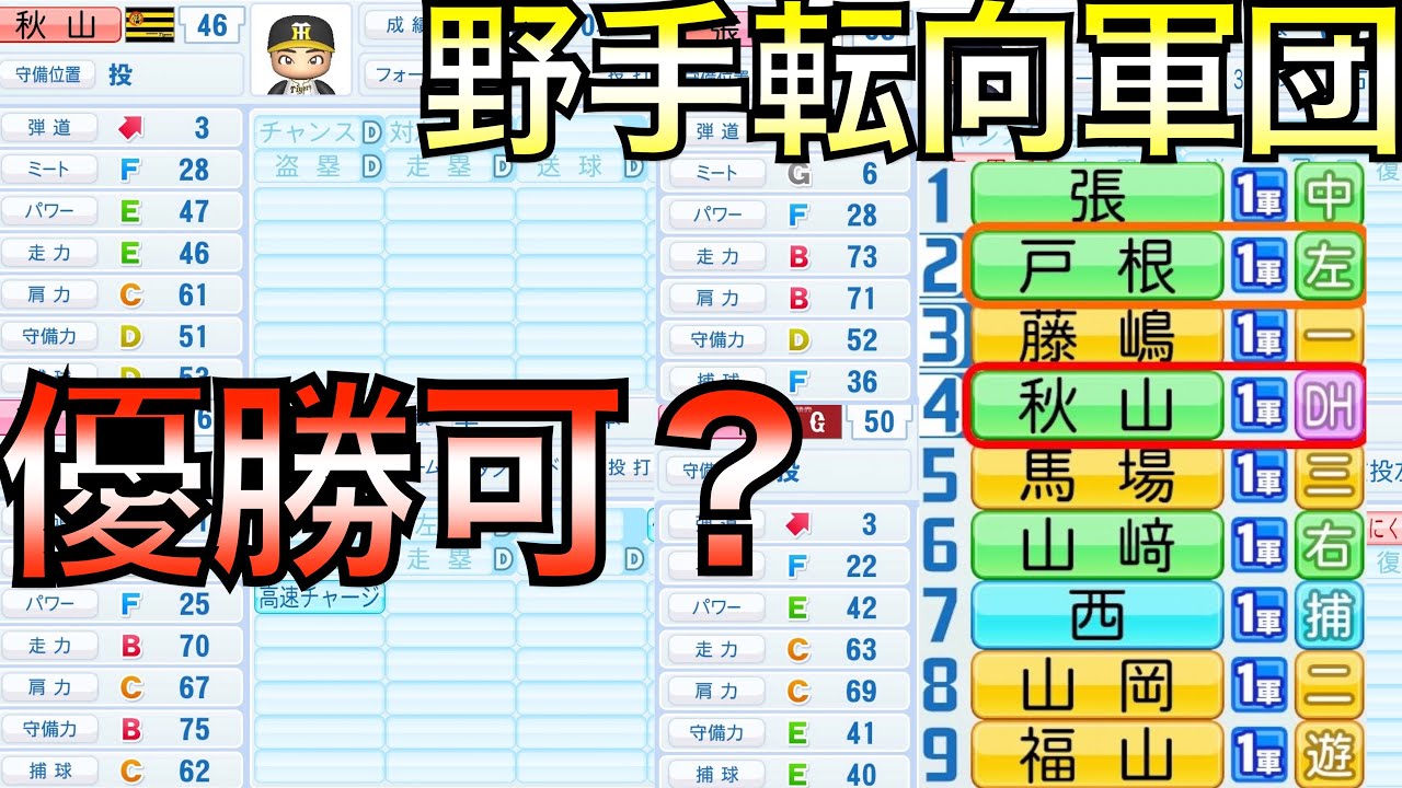 現役選手を投手は野手転向、野手は投手転向させたチームを育成して優勝できるか？【eBASEBALLパワフルプロ野球2021】