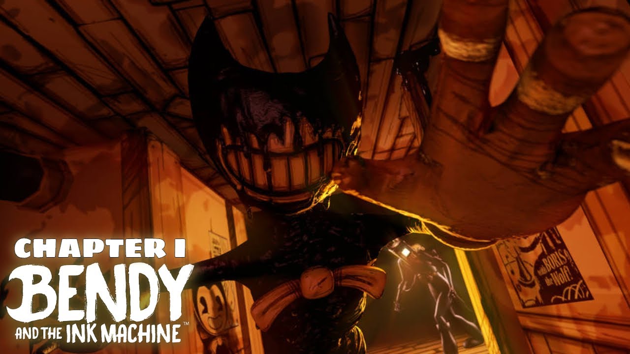 PLAYING BENDY AND THE INK MACHINE FOR THE FIRST GAME : PART 1 @MrLuxYT