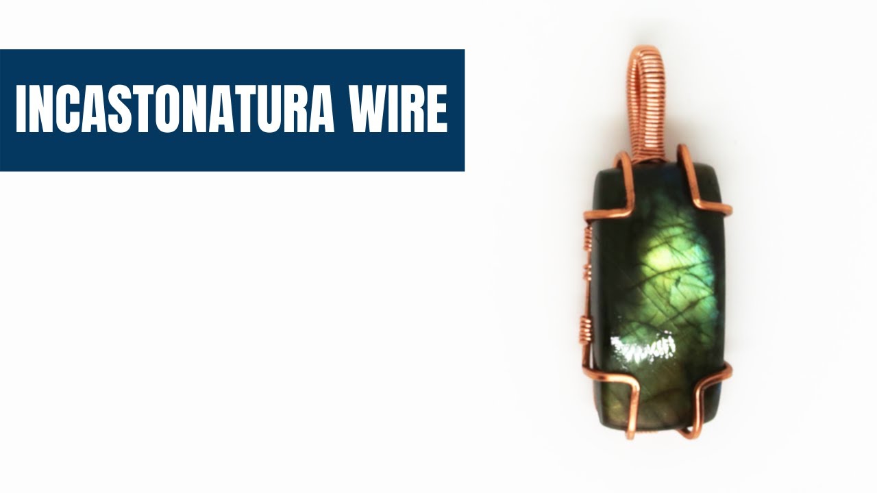Incastonare pietre wire - Incastonare cabochon rettangolare