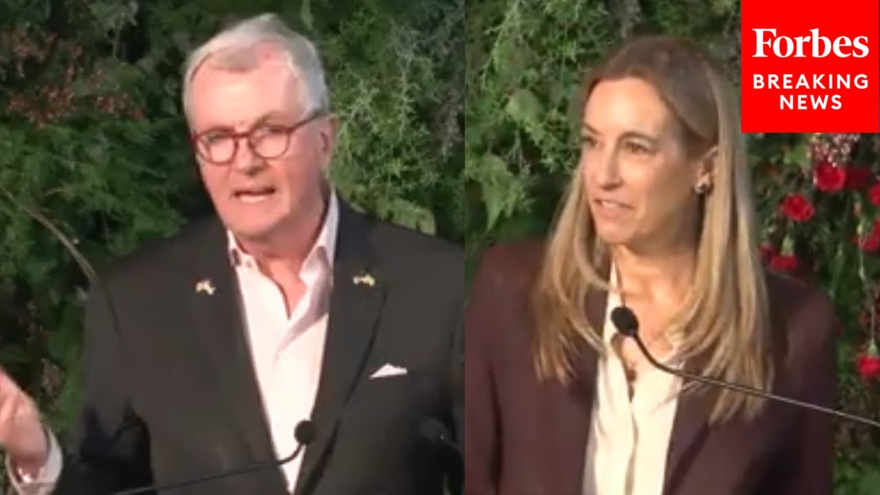 New Jersey Gov. Phil Murphy & Gov.-Elect Mikie Sherrill Speak At Netflix's Fort Monmouth Studio
