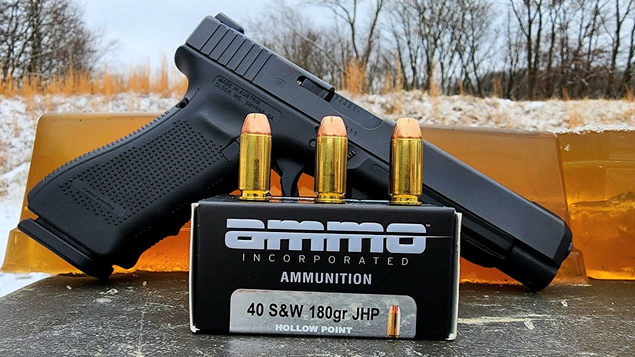 Ammo Inc .40 S&W 180gr Ballistic Gel Test & Review