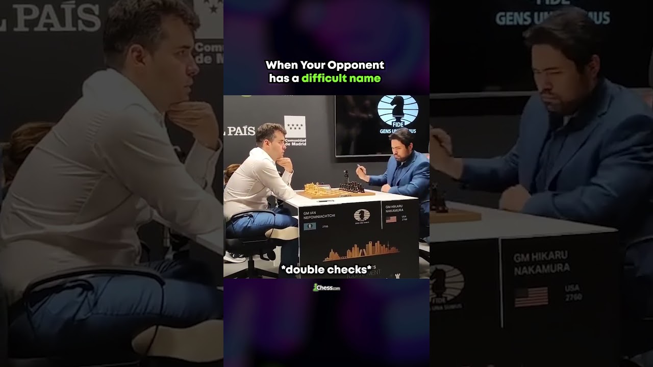 Hikaru Forgets His Opponent's Spelling at Candidates