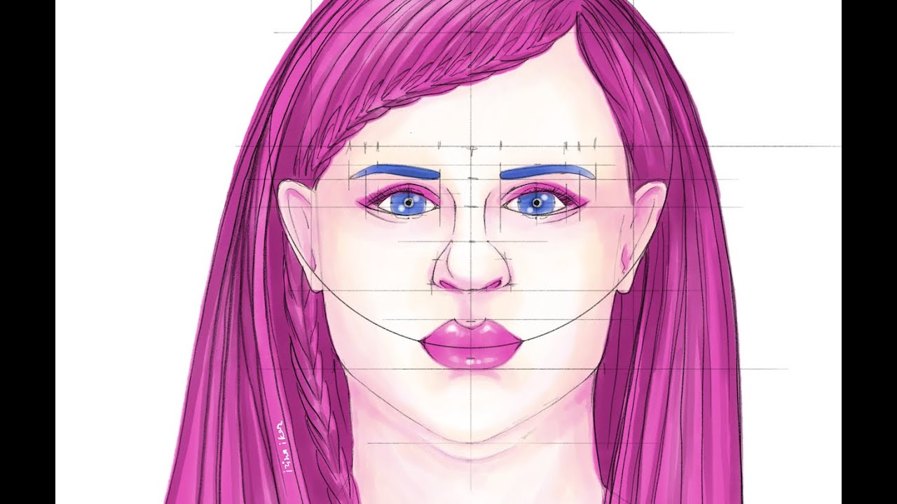 Face 25 from “Faces” Sketch Collection Time-Lapse