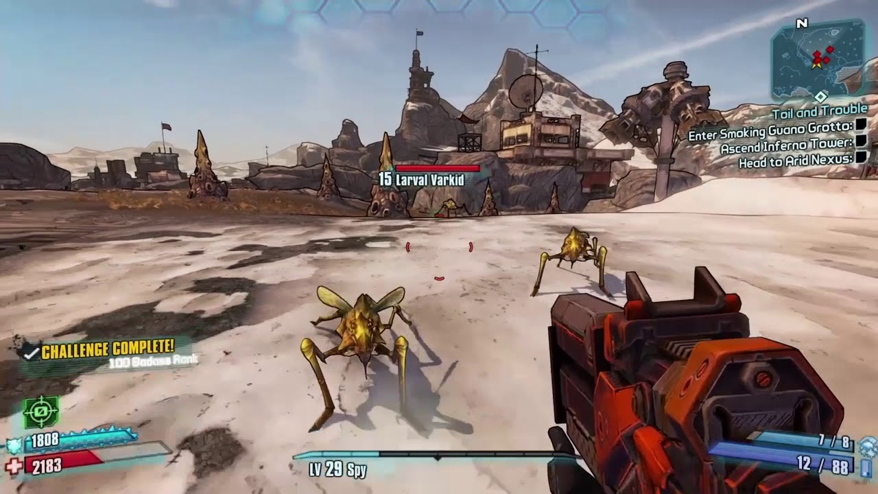 Borderlands 2 How To Get 5000+ Badass Rank in Minutes - Over And Over