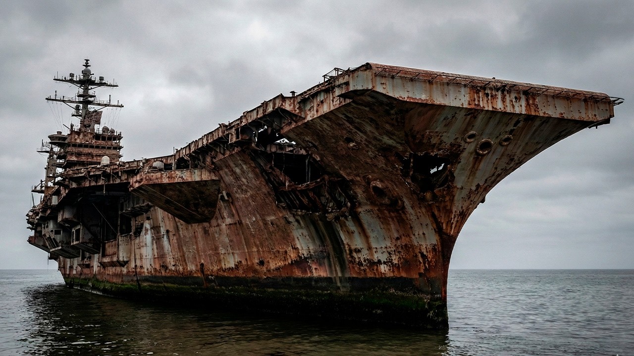 We Bought a Destroyed USS Nimitz for $3,900… Then Rebuilt It into a $11 Billion War Machine.