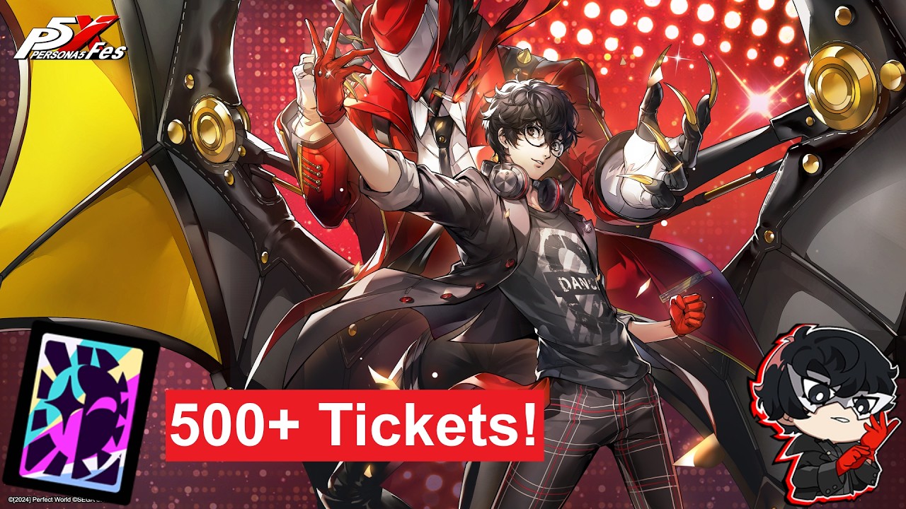 Spending 500+ Tickets for A6R6 Joker.Starlight - Persona 5: The Phantom X