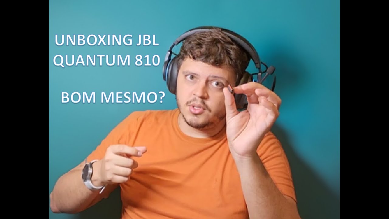 Unboxing e primeiras impressões JBL Quantum 810