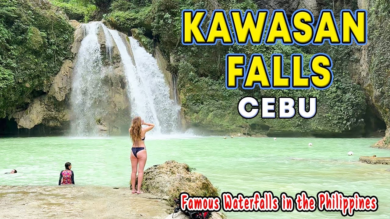 PEACEFUL and SCENIC Walk in KAWASAN Waterfalls | One the most famous Waterfalls in the Philippines
