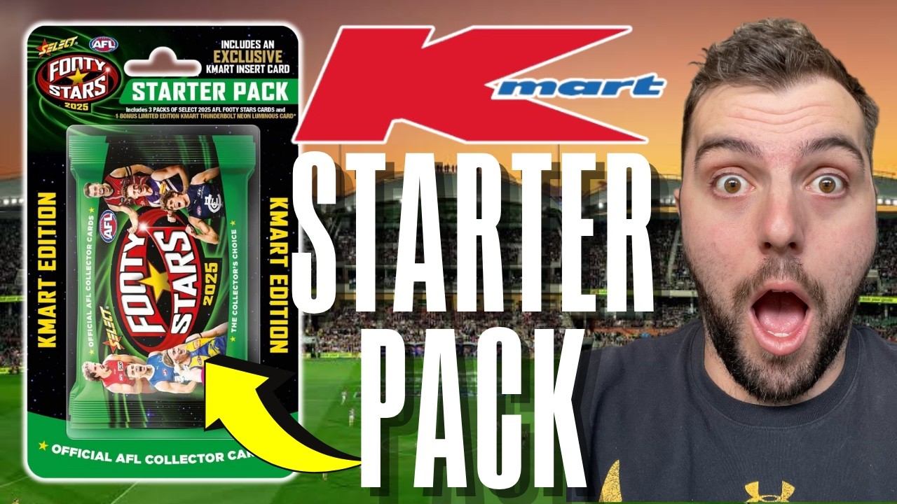 Kmart EXCLUSIVE Select AFL Footy Stars 2025 STARTER Pack Opening!