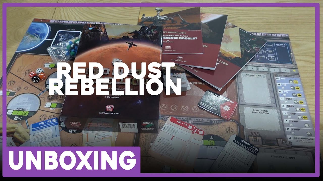 Uboxing | Red Dust Rebellion | GMT Games | Помощь игрокам