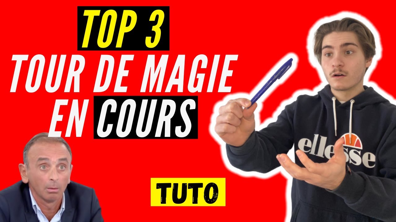 LES MEILLEURS TOURS DE MAGIE A FAIRE A L'ECOLE