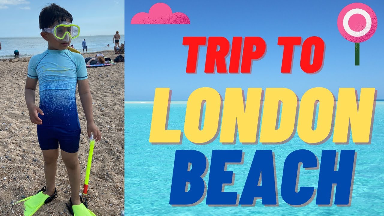Trip to Best Beach in London | How do kids enjoy on Beach
