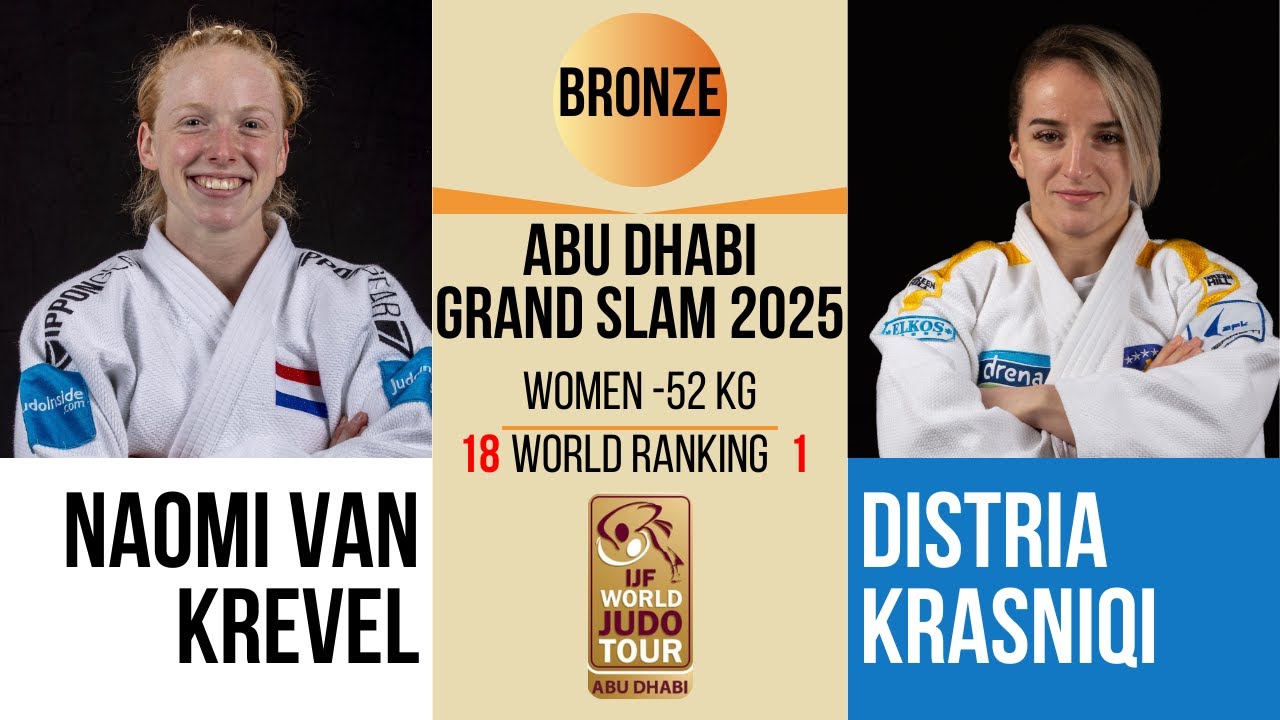 Naomi VAN KREVEL VS Distria KRASNIQI | Abu Dhabi Grand Slam 2025 | BRONZE -52 kg