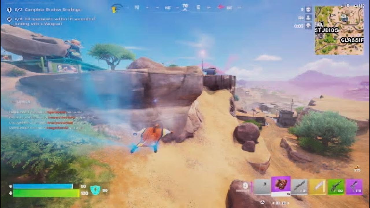 Hit opponents within 10 seconds of landing with a Wingsuit 5 times | Fortnite Chapter 7 Season 1