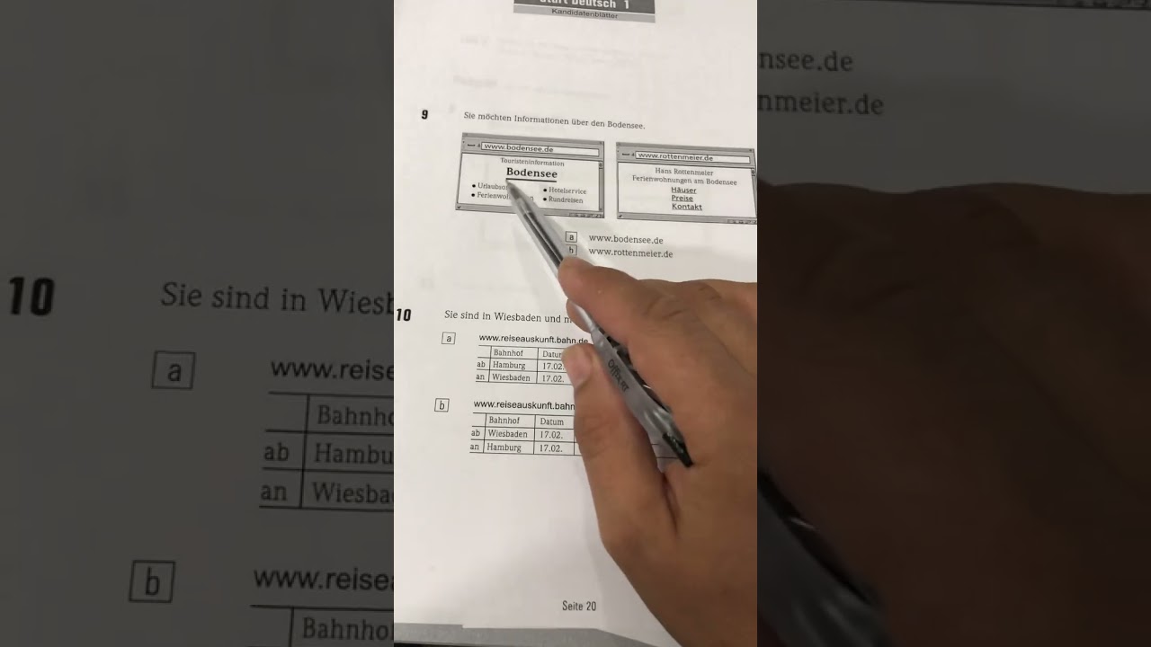 Goethe Zertifikat A1 lesen (në gjuhen shqipe)