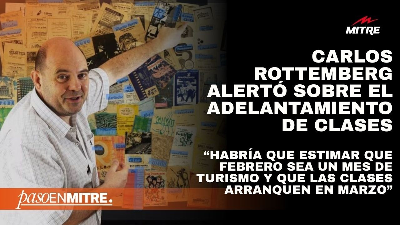 Carlos Rottemberg alertó sobre el adelantamiento de clases