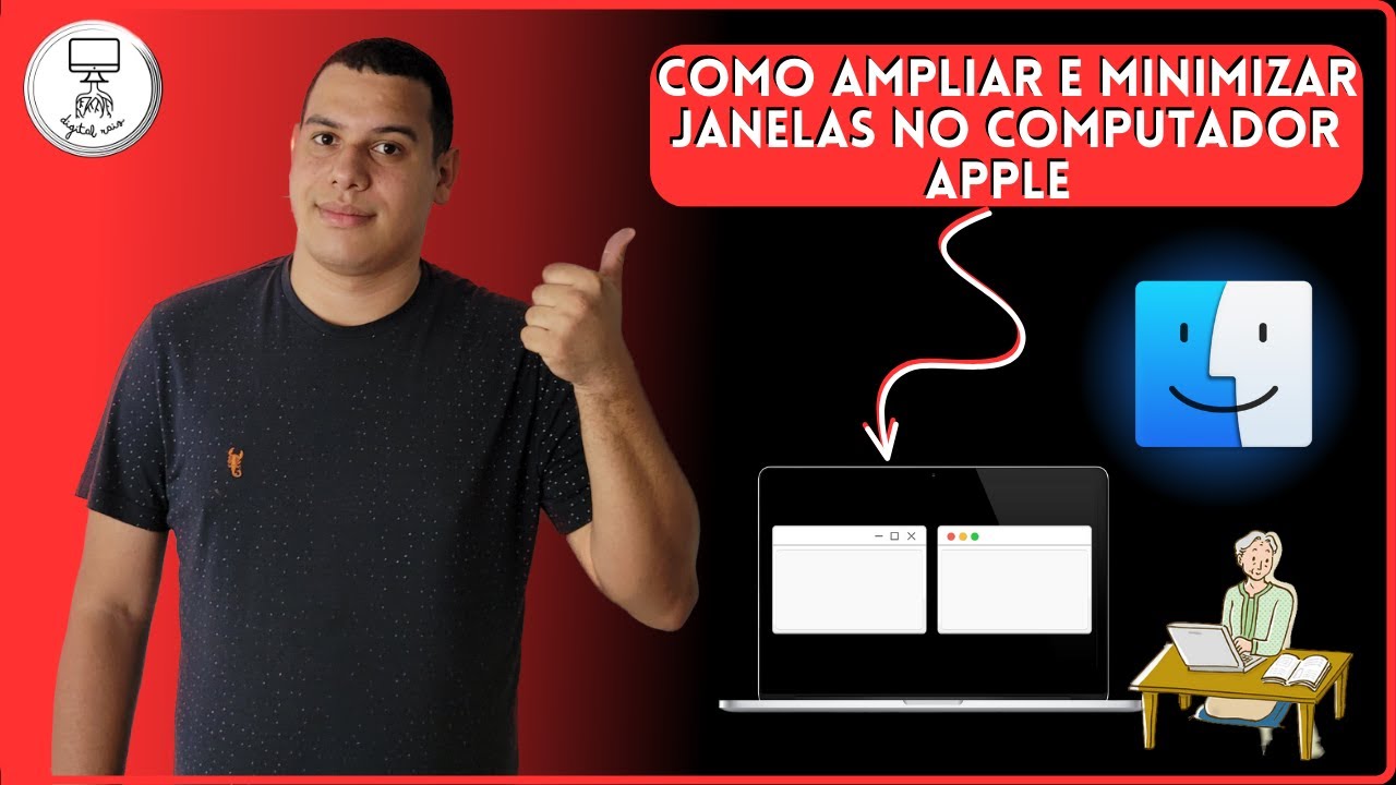 Aprendendo a AMPLIAR e MAXIMIZAR JANELAS no Computador Apple!