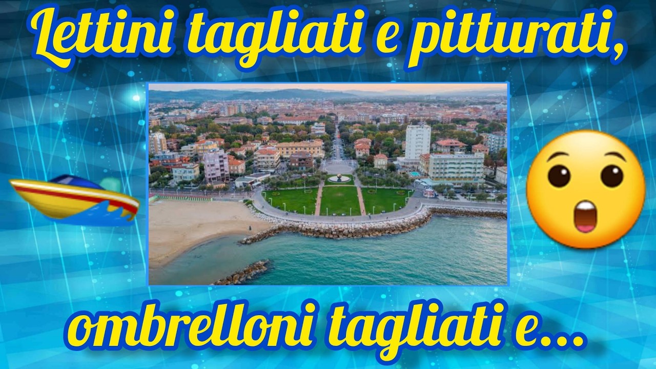 150 maranza devastano il lungomare di Pesaro!