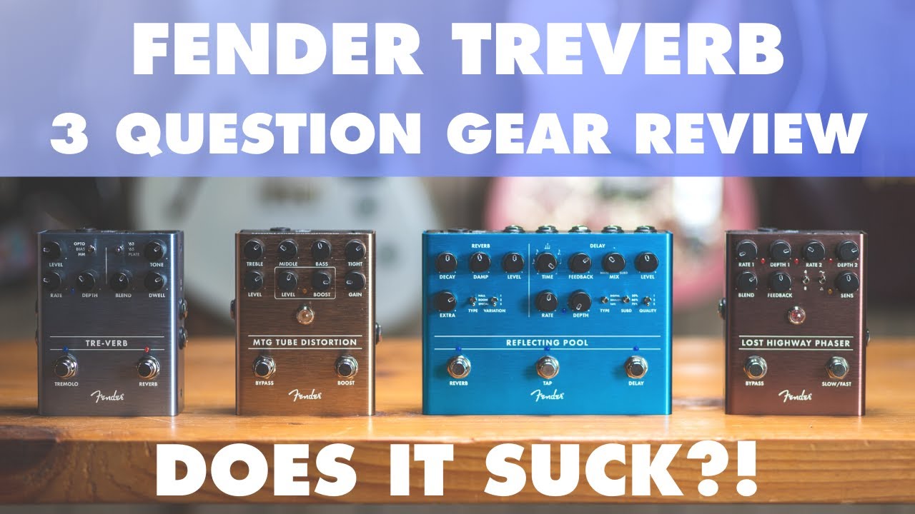 How does the Fender Tre-Verb sound? Adding space and vibes to your tone.