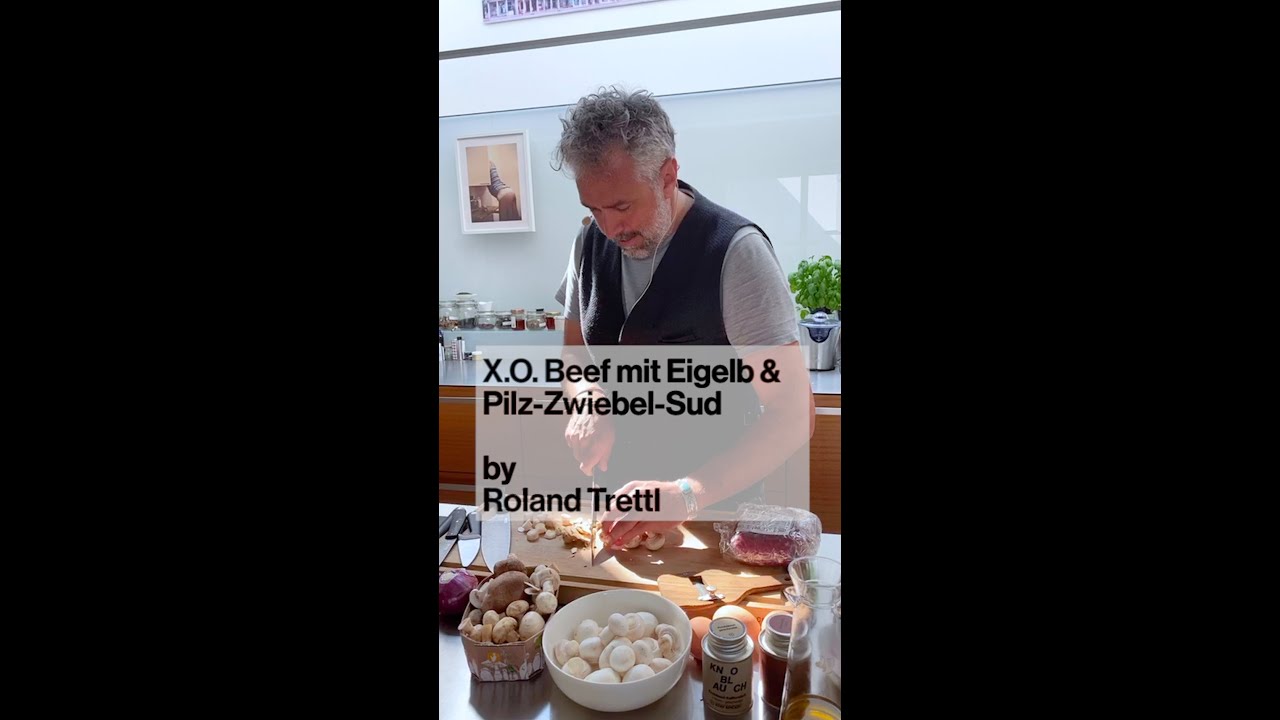 #teamtrettlkocht X.O. Beef mit Eigelb und Pilz Zwiebel Sud