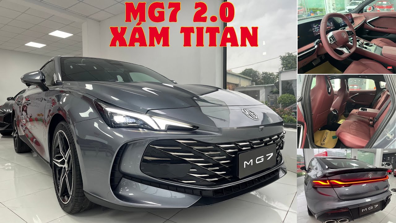 MG7 2.0 Premium Xám Titan, Tất Tần Tật Về Xe, 1.018 Triệu Có Những Gì [☎️0934925274]