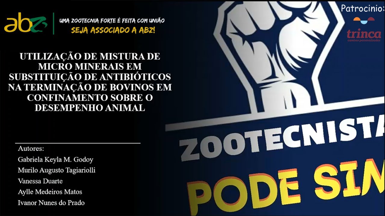 UTILIZAÇÃO DE MISTURA DE MICRO MINERAIS EM SUBSTITUIÇÃO DE ANTIBIÓTICOS NA TERMINAÇÃO DE BOVINOS