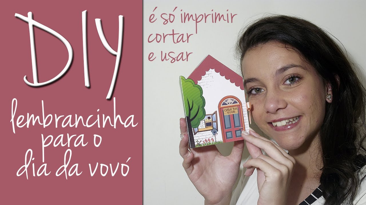 DIY - LEMBRANCINHA PARA O DIA DA VOVÓ - BRUNA GAMBARINI - PAPELARIA PERSONALIZADA - SILHOUETTE