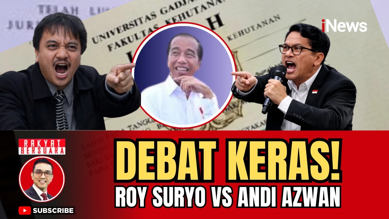 Makin Ruwet! Perbedaan Salinan Ijazah Jokowi Picu Debat Panas Roy Suryo Vs Andi Azwan