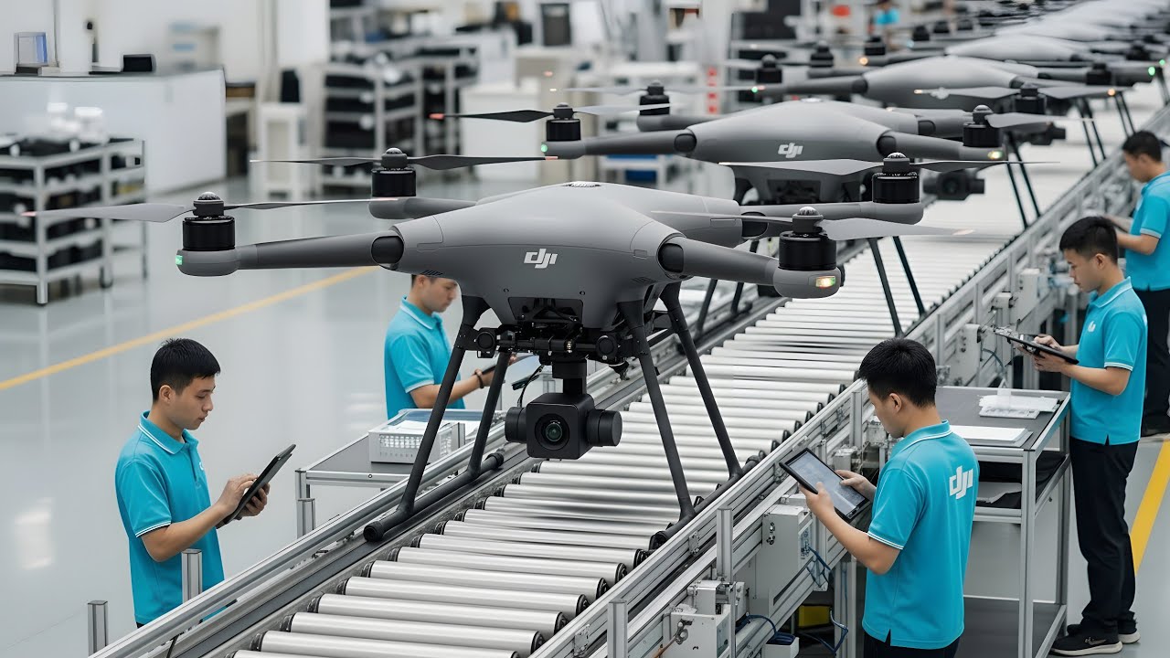 Inside the DJI Drone Factory | How the World&rsquo;s Best Camera Drones Are Made (Full Process)