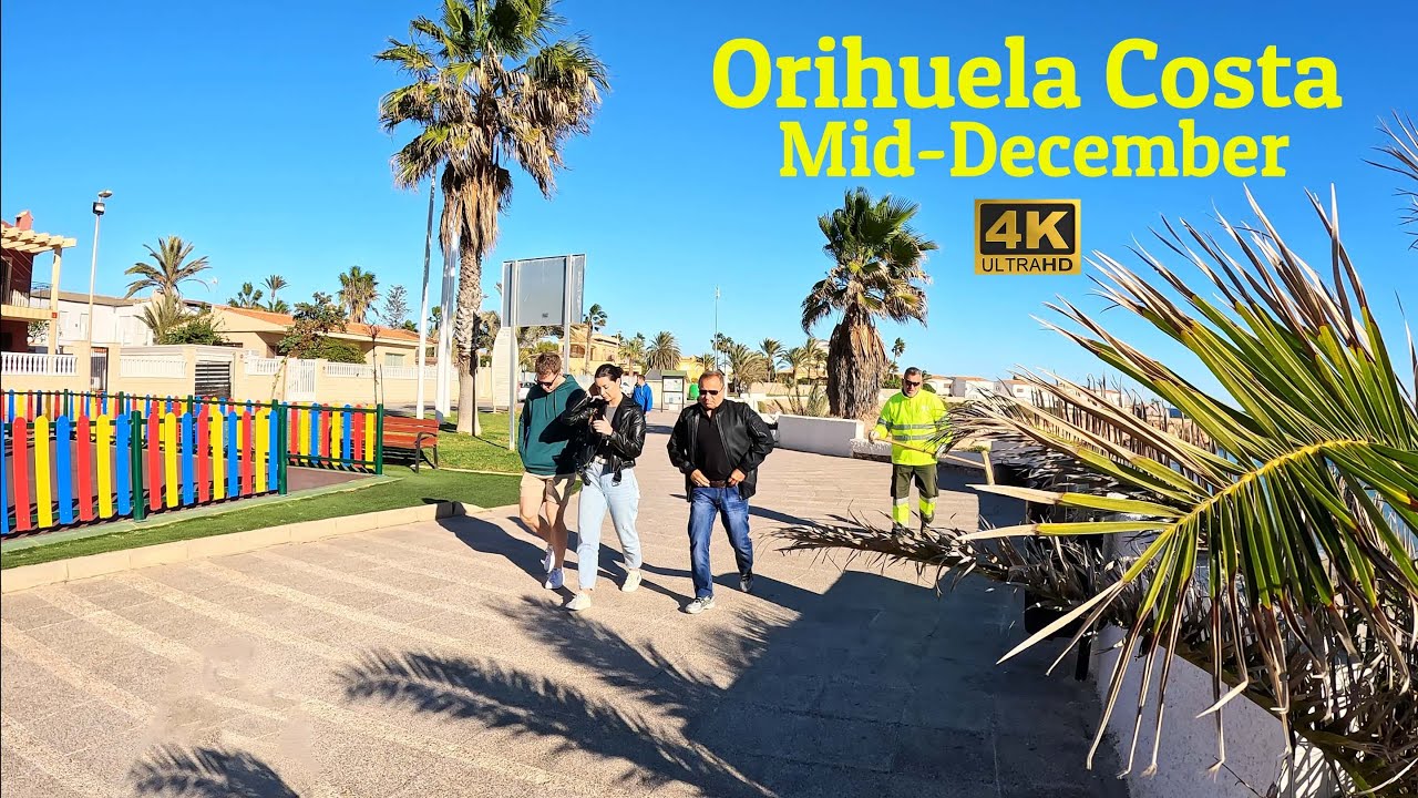 Orihuela Costa⎮Costa Blanca⎮Mid-December⎮Footpath Walking Tour Featuring La Zenia & Playa Flamenca🎄