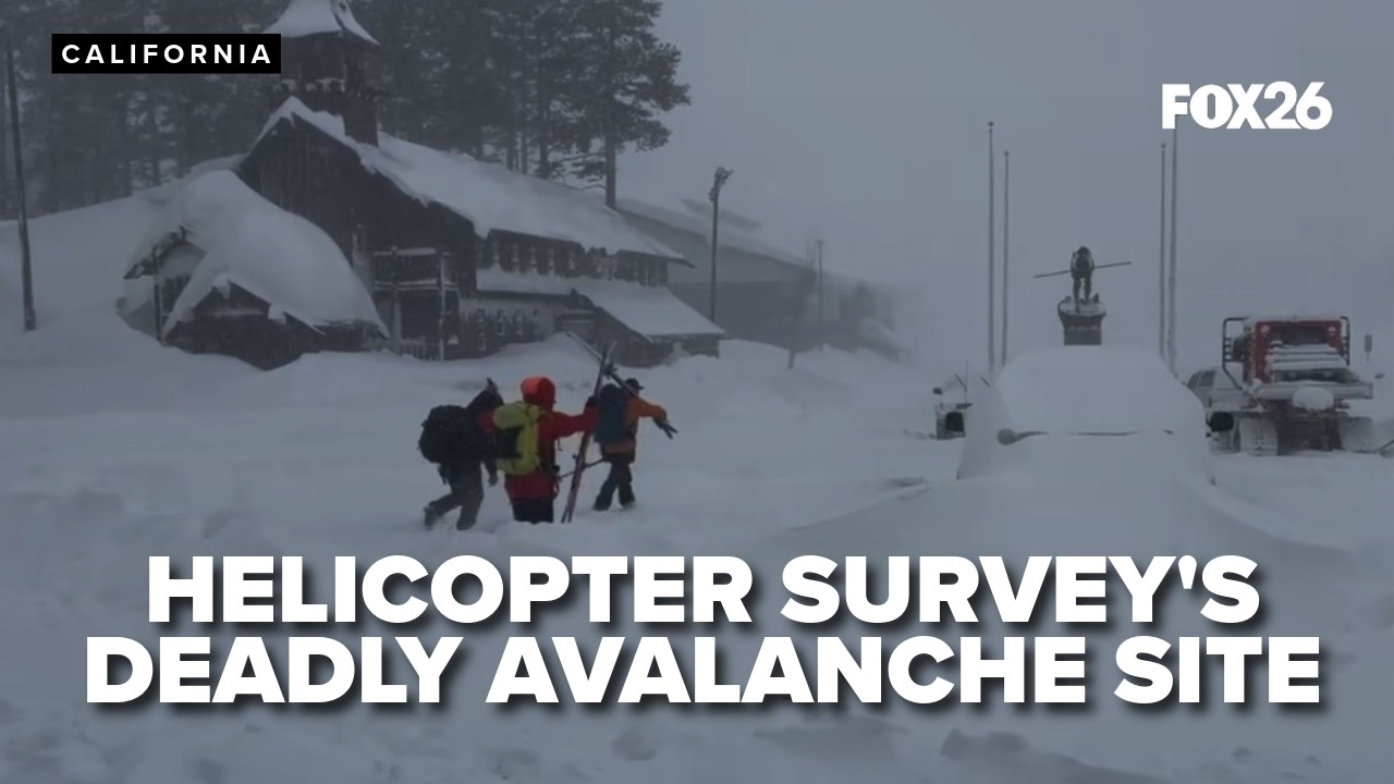 Deadly avalanche site
